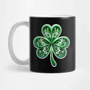 Small Green Shamrock Mug
